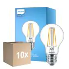 Fordelspakning 10x Philips Corepro LED Pære E27 Pære klar 8.5W 1055lm - 840 kald hvit | erstatter 75W