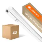 Fordelspakning 4x Ledvance LED Lyslister Linear Kompakt Dimmebryter 12W 1200lm - 830 Varm Hvit | 90cm