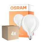 Fordelspakning 4x Osram Retrofit LED E27 Globe filament matt 11W 1521lm - 827 ekstra varm hvit | erstatter 100W