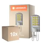 Fordelspakning 10x Ledvance Performance LED Capsule Klar G9 4W 470lm - 827 Ekstra Varm Hvit | Dimbar - Erstatter 40W