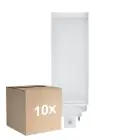 Fordelspakning 10x Ledvance Dulux-TE LED 10W 1100lm - 840 Kald Hvit | 4-Stift - Erstatter 26W