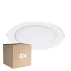 Fordelspakning 4x Noxion LED Downlight Slim V2.0 20W 2000lm 120D - 830 Varm Hvit | 225mm - Utskjæring 200mm - IP44 