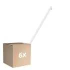 Fordelspakning 6x Osram LEDinestra HD Lighting S14s 9.9W 1055lm - 927 Ekstra Varm Hvit | Beste Fargegjengivelse - Dimbar - Erstatter 75W
