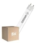 Fordelspakning 8x Osram LED Lysrør T8 (EM/Mains) Standard Output 5.4W 585lm - 830 Varm Hvit | 44cm - Erstatter 15W