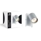 D'Lite Veggbelysning Prisma Metall Sølv | IP20 - Egnet for 1x GU10