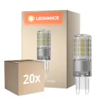 Fordelspakning 20x Ledvance Performance LED Capsule Klar G9 4.4W 600lm - 827 Ekstra Varm Hvit | Dimbar - Erstatter 48W