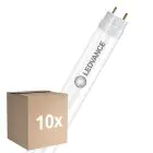 Fordelspakning 10x Ledvance LED Lysrør T8 Superior (EM/Mains) Ultra Efficiency 11.3/14W 1900/2300lm - 830 Varm Hvit | 120cm - Lumen Dimmebryter - Erstatter 36W