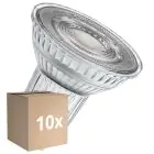 Fordelspakning 10x Ledvance LED Spot GU10 PAR16 6.1W 575lm 60D - 930 Varm Hvit | Beste Fargegjengivelse - Dimbar - Erstatter 80W