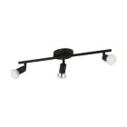 Eglo Taklampe Buzz-LED Stål Svart 3x2.8W 3x250lm - 830 Varm Hvit | IP20 - Inkl. 3x GU10
