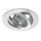 Noxion Innfelt Spot Drome MR16 Vippbar Aluminium | Utskjæring 69mm - GU10 sokkel