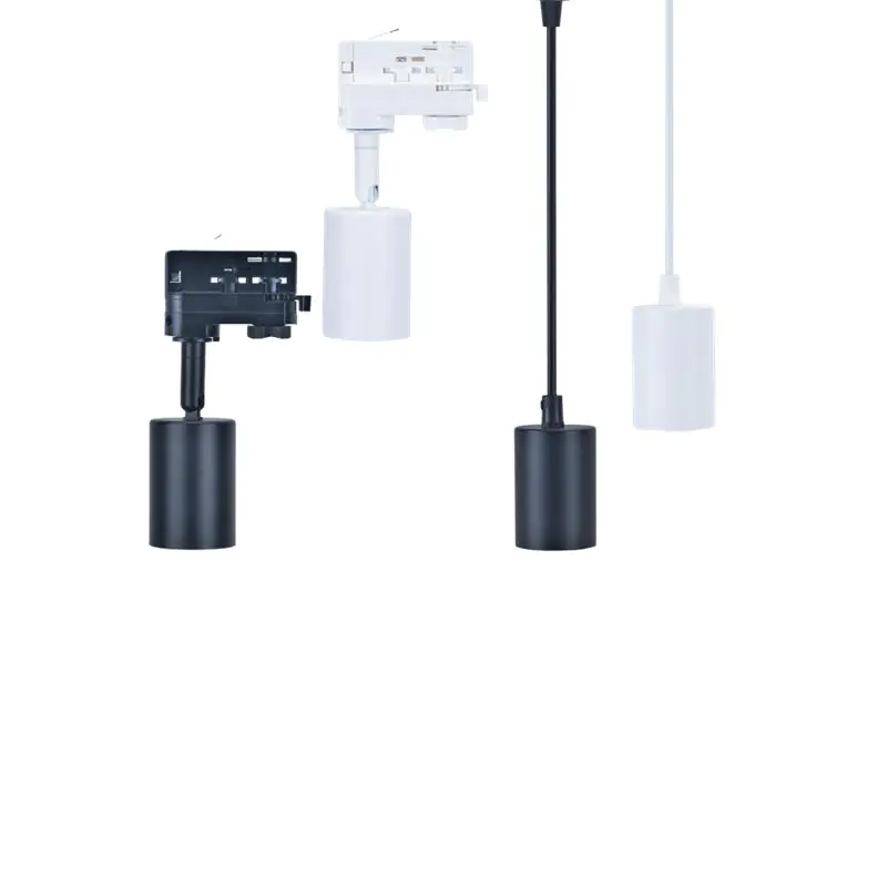 Noxion pendel- og spotlightskinner GU10 i svart og hvitt